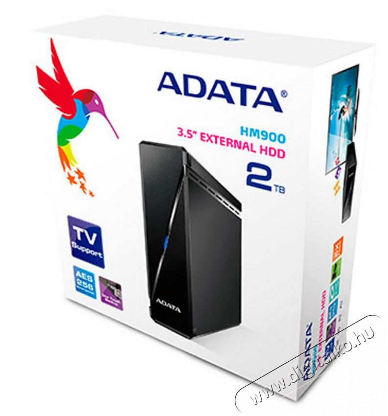 Adata AHM900 3,5 2TB USB3 külső winchester - fekete Egyéb - Nem forgalmazzuk ! - 323615