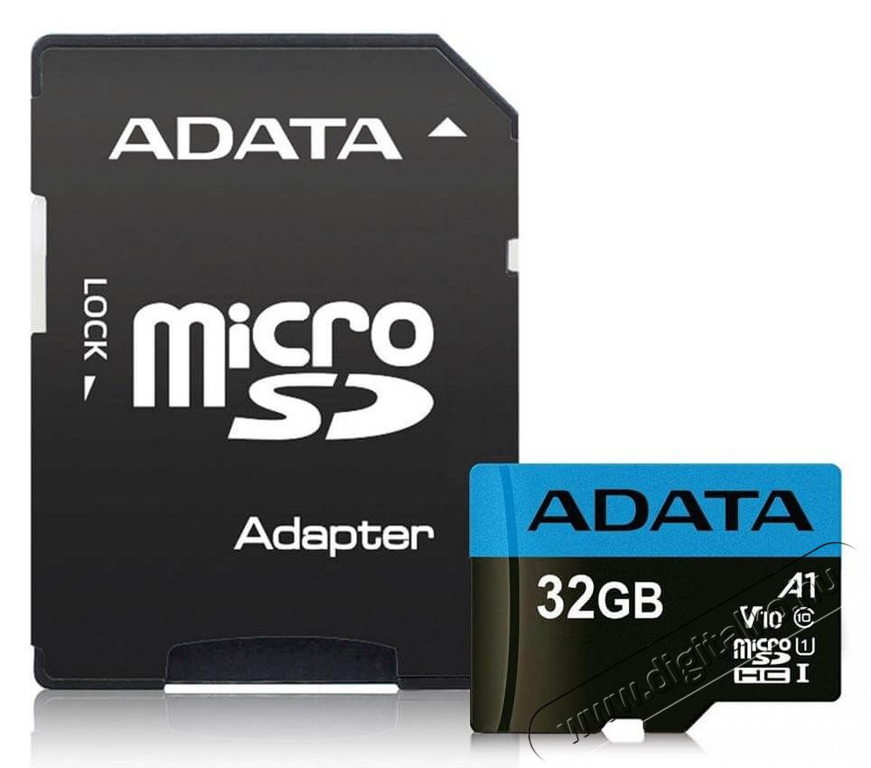 Adata Card MICRO SDHC Premier 32GB 1 Adapter UHS-I CL10 Fényképezőgép / kamera - HDD / mem.kártya kamera - 337761