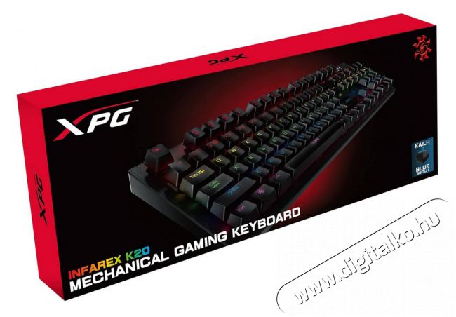 Adata INFAREX K20 mechanikus gamer billentyűzet Iroda és számítástechnika - Billentyűzet / billentyűzet szett - Vezeték nélküli - 341319
