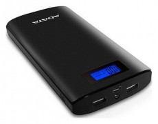 Adata P20000D Powerbank 20000mAh - fekete Mobil / Kommunikáció / Smart - Powerbank / Külső akkumulátor és töltő - 323745