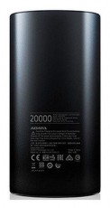 Adata P20000D Powerbank 20000mAh - fekete Mobil / Kommunikáció / Smart - Powerbank / Külső akkumulátor és töltő - 323745