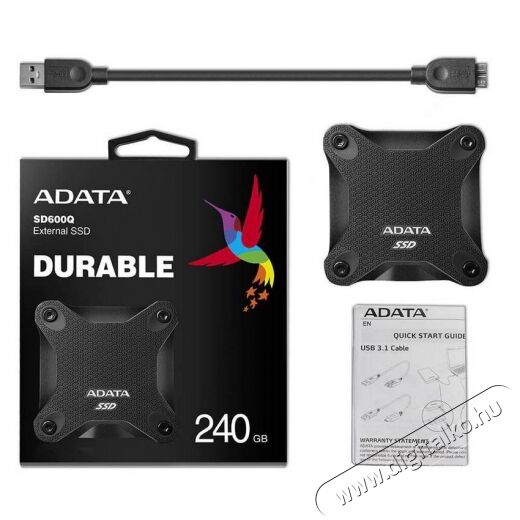 Adata SD600Q 240GB USB3.1 (ASD600Q-240GU31-CBK) külső SSD - fekete Egyéb - Nem forgalmazzuk ! - 350819