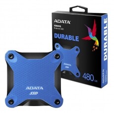 Adata SD600Q 480GB USB3.1 (ASD600Q-480GU31-CBL) külső SSD - kék Egyéb - Nem forgalmazzuk ! - 350823