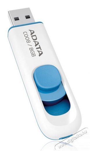 Adata USB2.0 8GB (AC008-8G-RWE) pendrive - fehér Egyéb - Nem forgalmazzuk ! - 323558