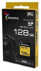 Adata 128GB Premier ONE Class 10 UHS-II U3 SD (ASDX128GUII3CL10-C) memória kártya Memória kártya / Pendrive - SD / SDHC / SDXC kártya - 342173