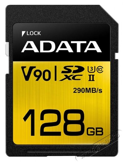 Adata 128GB Premier ONE Class 10 UHS-II U3 SD (ASDX128GUII3CL10-C) memória kártya Memória kártya / Pendrive - SD / SDHC / SDXC kártya - 342173