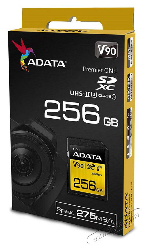 Adata 256GB Premier ONE Class 10 UHS-II U3 SD (ASDX256GUII3CL10-C) memória kártya Memória kártya / Pendrive - SD / SDHC / SDXC kártya - 342186