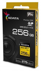 Adata 256GB Premier ONE Class 10 UHS-II U3 SD (ASDX256GUII3CL10-C) memória kártya Memória kártya / Pendrive - SD / SDHC / SDXC kártya - 342186