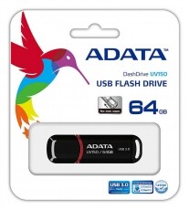 Adata USB3.0 64GB (AUV150-64G-RBK) pendrive - fekete Egyéb - Nem forgalmazzuk ! - 323552