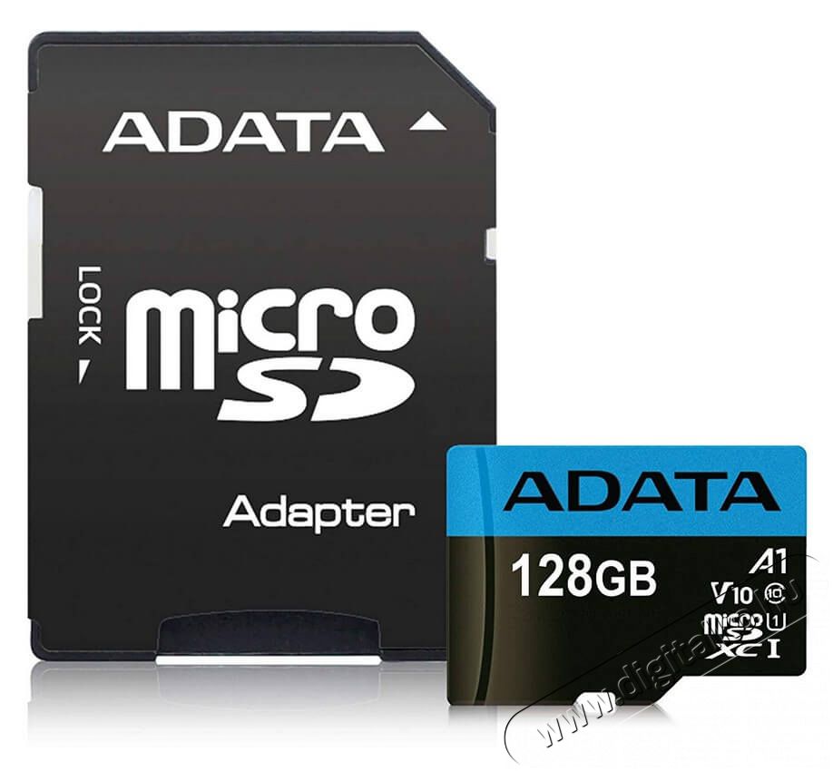 Adata 128GB Premier Class 10 micro SD (AUSDX128GUICL10A1-RA1) memória kártya Memória kártya / Pendrive - MicroSD / MicroSDHC kártya - 342170