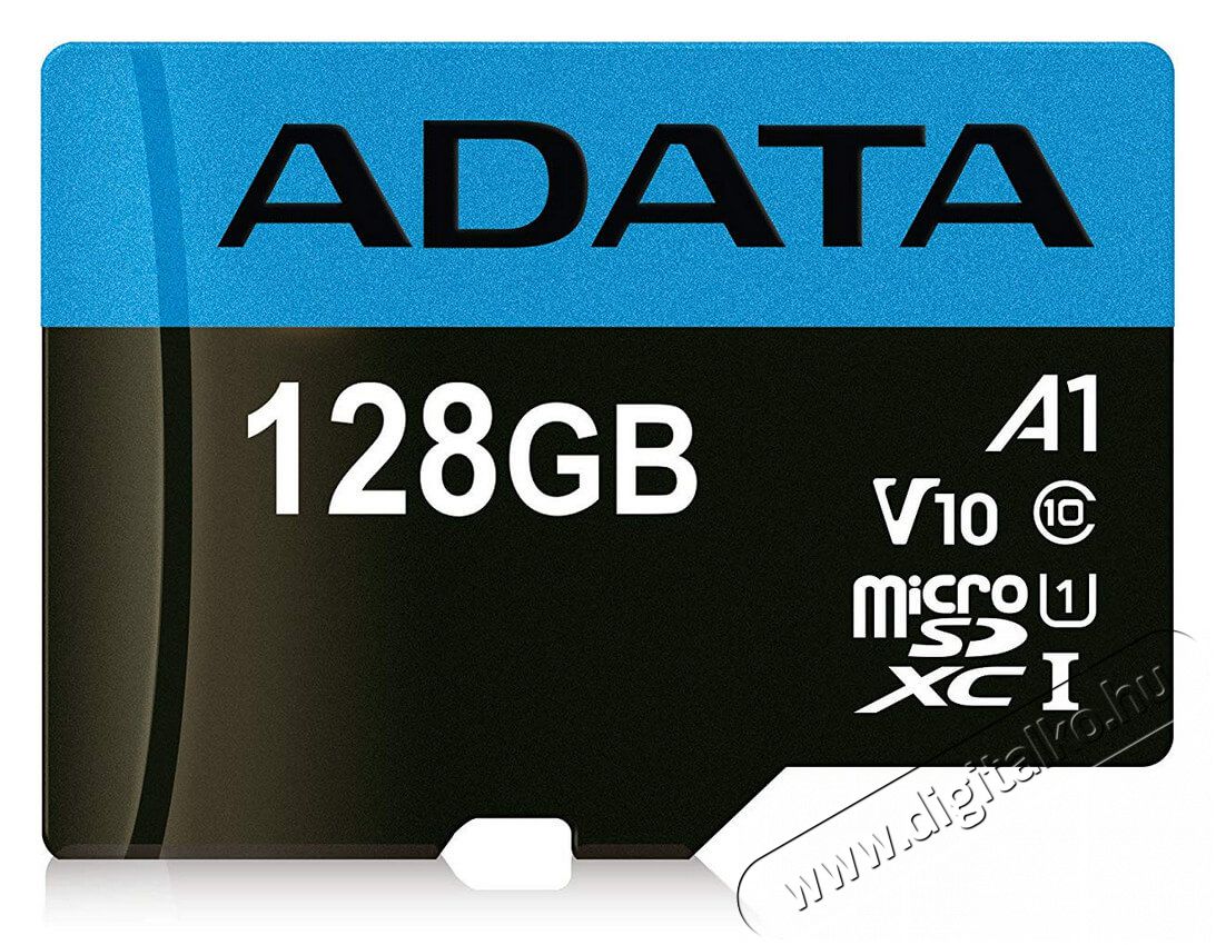 Adata 128GB Premier Class 10 micro SD (AUSDX128GUICL10A1-RA1) memória kártya Memória kártya / Pendrive - MicroSD / MicroSDHC kártya - 342170