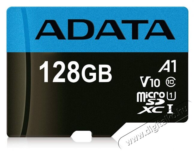 Adata 128GB Premier Class 10 micro SD (AUSDX128GUICL10A1-RA1) memória kártya Memória kártya / Pendrive - MicroSD / MicroSDHC kártya - 342170