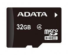 Adata 32GB SD micro (SDHC Class 4) (AUSDH32GCL4-RA1) memória kártya adapterrel Memória kártya / Pendrive - MicroSD / MicroSDHC kártya - 323817