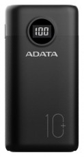 Adata AP10000QCD-DGT-CBK 10000mAh fekete powerbank Mobil / Kommunikáció / Smart - Powerbank / Külső akkumulátor és töltő - 474727