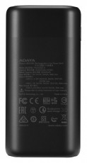 Adata AP10000QCD-DGT-CBK 10000mAh fekete powerbank Mobil / Kommunikáció / Smart - Powerbank / Külső akkumulátor és töltő - 474727