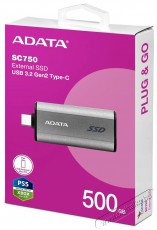 Adata SC750 SSD 500GB Iroda és számítástechnika - Adattároló / merevlemez - Külső SSD - 503314