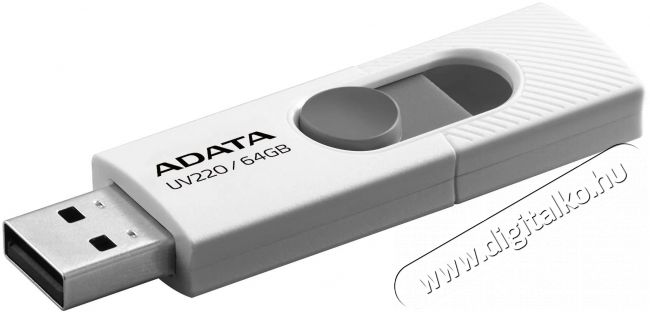 Adata USB2.0 64GB (AUV220-64G-RWHGY) pendrive - fehér Egyéb - Nem forgalmazzuk ! - 331060