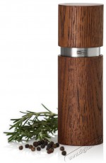 AdHoc Bors- és sóőrlő Textura, CeraCut, tölgyfa, barna 15 cm Konyhai termékek - Konyhai eszköz - Só és bors örlő - 526743