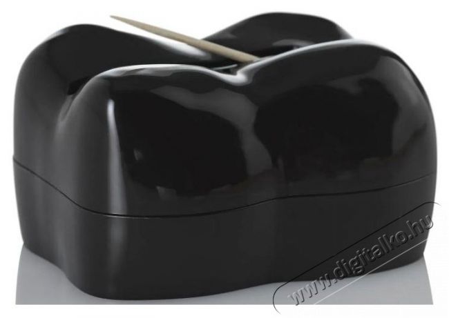 AdHoc Stuzzi Fogpiszkáló tartó, fekete Háztartás / Otthon / Kültér - Lakásfelszerelés - Tároló - 526766