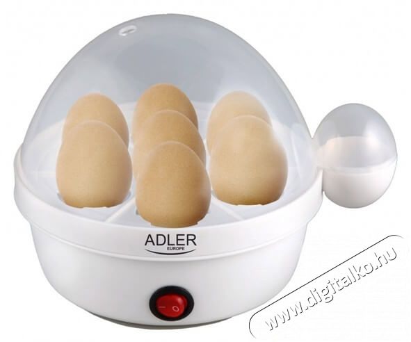 Adler AD 4459 tojásfőző Konyhai termékek - Konyhai kisgép (sütés / főzés / hűtés / ételkészítés) - Tojás főző / sütő - 323521