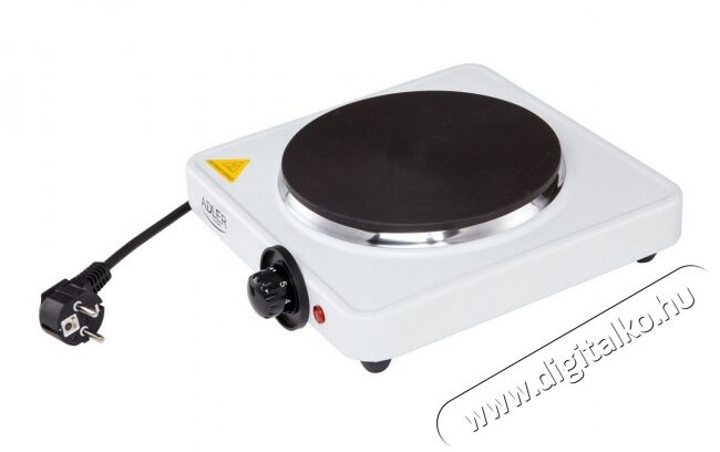Adler AD6503 elektromos főzőlap Konyhai termékek - Sütő-főzőlap, tűzhely (szabadonálló) - Elektromos főzőlap (szabadonálló) - 353687