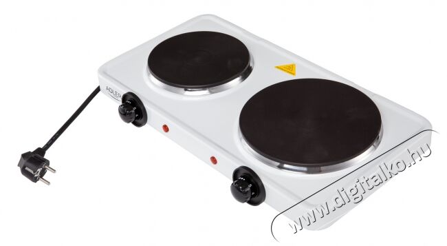 Adler AD6504 elektromos főzőlap Konyhai termékek - Sütő-főzőlap, tűzhely (szabadonálló) - Elektromos főzőlap (szabadonálló) - 353688