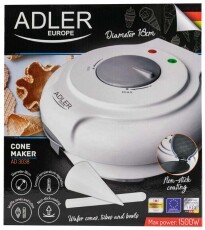 Adler AD3038 ostyasütő Konyhai termékek - Konyhai kisgép (sütés / főzés / hűtés / ételkészítés) - Melegszendvics / gofri sütő - 333160