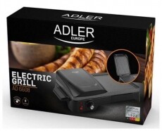 Adler AD6608 asztali grillsütő Konyhai termékek - Konyhai kisgép (sütés / főzés / hűtés / ételkészítés) - Kontakt grill sütő / sütőlap - 336857