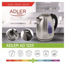 Adler AD 1223 inox vízforraló Konyhai termékek - Vízforraló / teafőző - 332421