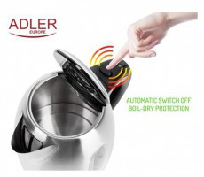 Adler AD 1223 inox vízforraló Konyhai termékek - Vízforraló / teafőző - 332421