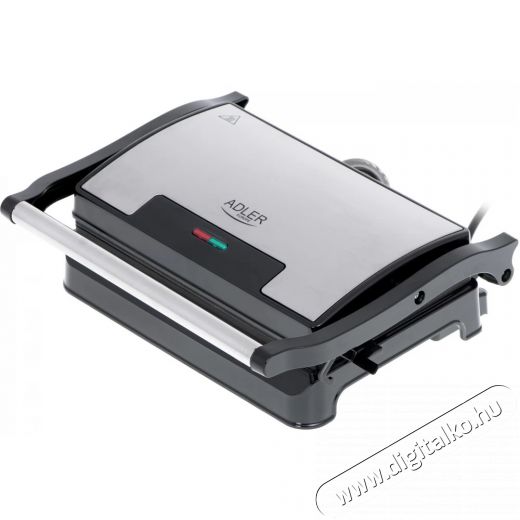 Adler AD3052 kontakt grill Konyhai termékek - Konyhai kisgép (sütés / főzés / hűtés / ételkészítés) - Kontakt grill sütő / sütőlap - 378551