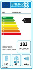 AEG AEG RDB72321AX  hűtőszekrény Konyhai termékek - Hűtő, fagyasztó (beépíthető) - Felülfagyasztós kombinált hűtő - 347463