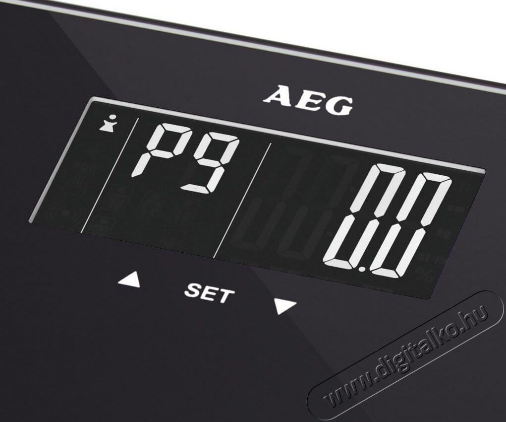 AEG PW 5653 BT személymérleg - fekete Szépségápolás / Egészség - Mérleg - Személy mérleg - 342801