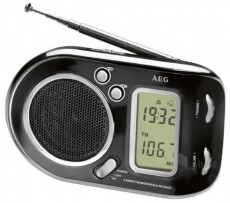 AEG WE4125 világvevő rádió - fekete Audio-Video / Hifi / Multimédia - Rádió / órás rádió - Hordozható, zseb-, táska rádió - 301833