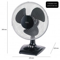 AEG VL 5528 asztali ventilátor Háztartás / Otthon / Kültér - Ventilátor / Légkondicionáló - Asztali ventilátor - 347054