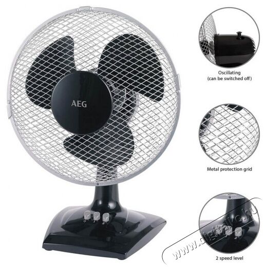 AEG VL 5528 asztali ventilátor Háztartás / Otthon / Kültér - Ventilátor / Légkondicionáló - Asztali ventilátor - 347054