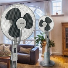 AEG VL 5569 BL álló ventilátor párásítóval Háztartás / Otthon / Kültér - Ventilátor / Légkondicionáló - Párásító ventilátor - 321496