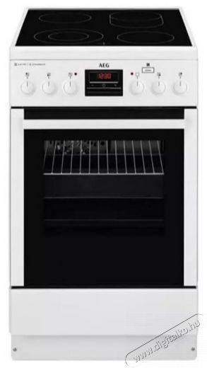 AEG CCB56470BW Ker&aacute;mialapos tűzhely gőz funkci&oacute;val Konyhai term&eacute;kek - S&uuml;tő-főzőlap, tűzhely (szabadon&aacute;ll&oacute;) - Elektromos tűzhely (szabadon&aacute;ll&oacute;) - 371905