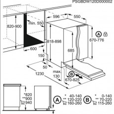 AEG FSB52637P Beépíthető mosogatógép - 13 terítékes Konyhai termékek - Mosogatógép - Normál (60cm) beépíthető mosogatógép - 364808