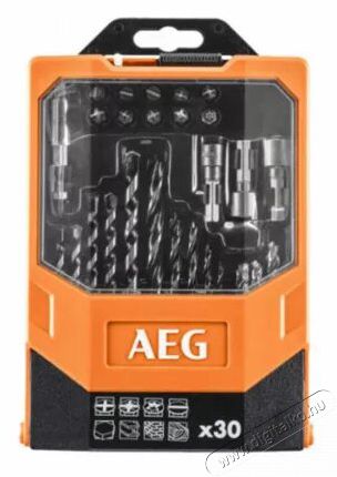 AEG AAKDD30 30 db-os fúrócsavarozó szett Háztartás / Otthon / Kültér - Szerszám - Csavarhúzó / kulcs / fúró / szerszám készlet - 386220