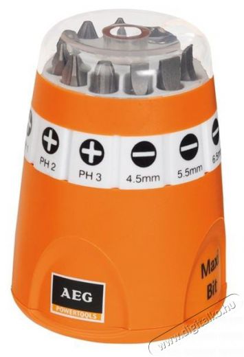 AEG Maxi-Bit 25 mm 10 db-os hosszú csavarozó bit készlet Háztartás / Otthon / Kültér - Szerszám - Csavarhúzó / kulcs / fúró / szerszám készlet - 404281