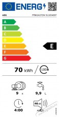 AEG FFB62427ZW SatelliteClean Konyhai termékek - Mosogatógép - Normál (60cm) szabadonálló mosogatógép - 504279
