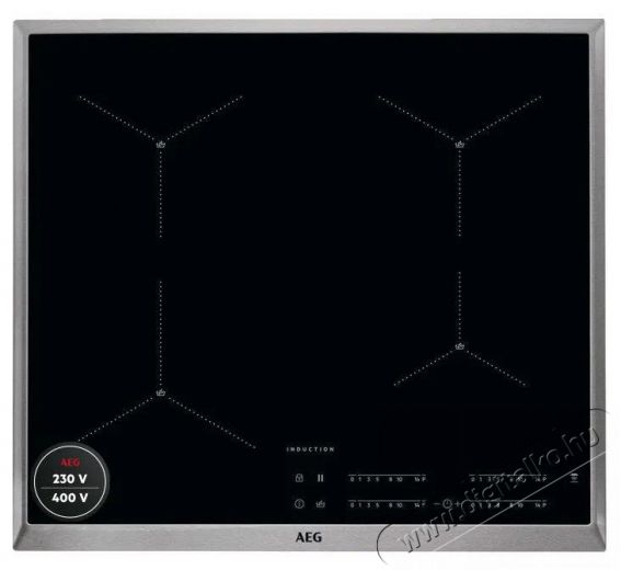 AEG Mastery SenseBoil IAE64413XB Konyhai termékek - Sütő-főzőlap, tűzhely (beépíthető) - Indukciós főzőlap (beépíthető) - 504303