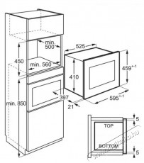 AEG MBE2658SEB MIKROHULLÁMÚ SÜTŐ BEÉPÍTHETŐ Konyhai termékek - Mikrohullámú sütő - Mikrohullámú sütő (beépíthető) - 505381