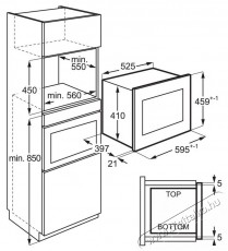 AEG NMB6G261UB MIKROHULLÁMÚ SÜTŐ BEÉPÍTHETŐ Konyhai termékek - Mikrohullámú sütő - Mikrohullámú sütő (beépíthető) - 505386
