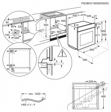 AEG 5000 SurroundCook SteamBake OA5PB531AB Konyhai termékek - Sütő-főzőlap, tűzhely (beépíthető) - Sütő (beépíthető) - 505577