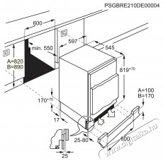 AEG OAB7N82EF 7000 Konyhai termékek - Hűtő, fagyasztó (szabadonálló) - Fagyasztószekrény - 505564