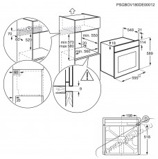 AEG TU5PB431SB Konyhai termékek - Sütő-főzőlap, tűzhely (beépíthető) - Sütő (beépíthető) - 505576