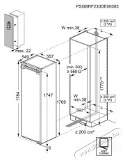 AEG 6000 DynamicAir TK6DS181EC Konyhai termékek - Hűtő, fagyasztó (beépíthető) - Egyajtós hűtő - 509504