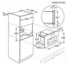 AEG TC8NK7B Beépíthető kávéfőző Konyhai termékek - Kávéfőző / kávéörlő / kiegészítő - Beépíthető kávéfőző - 526777